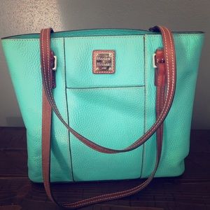 Dooney and Bourke turquoise shoulder bag